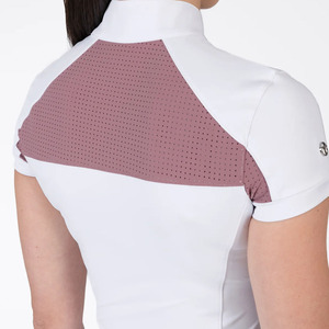 Camisas de Polo Ecuestres de Manga Corta con Nuevo Diseño 2026, Capas Base Elásticas, Camisas de Montar a Caballo para Mujer, Camisas de Exhibición para Niñas - Product Image 6