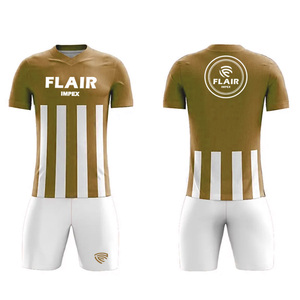 Ensembles d'uniformes de maillot de football de confort respirant de conception personnalisée de la meilleure qualité pour les jeunes hommes joueurs Service OEM de coupe automatisée - Product Image 2