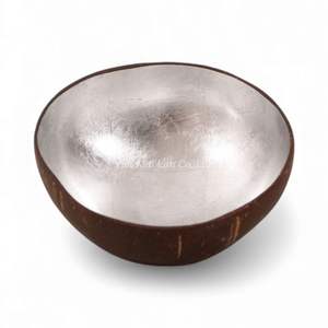 Cuenco de Coco con Incrustaciones de Nácar, Hecho a Mano, Decorativo, Ecológico, Accesorio para el Hogar - Product Image 1