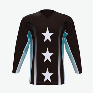 Jersey de Hockey sobre Hielo Profesional Personalizado para Equipo, 100% Poliéster, Impresión por Sublimación de Alta Calidad, Transpirable y de Secado Rápido - Product Image 2