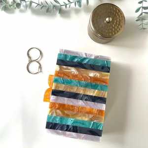 Pochette élégante en bois, imitation perle, plaqué or, luxe, papillon, charme solide, pochette complète, design créatif pour femmes, mariage - Product Image 2