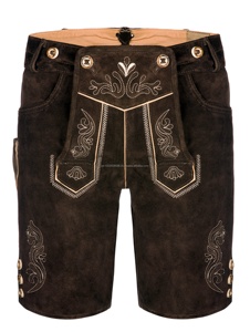 Alerx Nouvelle Collection Homme Lederhose Bavarois Trachten Denim Vintage Haute Qualité Polyester/Coton Automne 2026 - Product Image 4