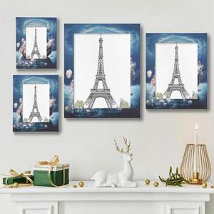 4x6Picture Frames, Rose Boat Wooden <b>Photo</b> Frame Fits 3x5 with Mat or 4x6 Without Mat <b>Photo</b> Frames <b>for</b> Wall <b>Mounting</b> or Tabletop - Product Image 4