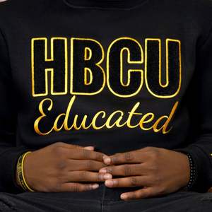 HBCU Alpha Chenille sudadera educada bordado letra griega ropa cuello redondo pulóver clásico polar algodón pesado - Product Image 6