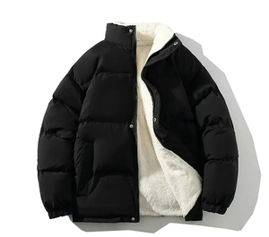 Latest Model Custom Wholesale Nylon Men's Decoded Hooded Puffer Jacket Detachable Hood Puffer <b>Coat</b> Jacket - Product Image 1
