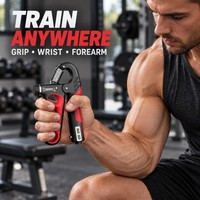 CooSport Fitness Training - Renforceur de poignée réglable en silicone portable pour exercices des doigts, résistance 5-150 kg