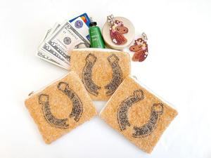 Bolsa de Monedas con Cuentas, Monedero Hecho a Mano con Cuentas de Semillas, Bolso de Mano Bordado Ay Por Favor, Bolso de Cuentas Personalizado, Divertido Bolso de Cristal - Product Image 6