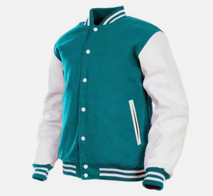 Luxury <b>Men's</b> Cotton Varsity <b>Jacket</b> with Stand Collar <b>Slim</b> <b>Fit</b> Functional Storage Imported - Product Image 3