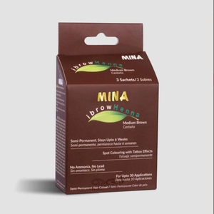 Henna Brow 3-Color Combo Light Medium Dark Brown <b>Waterproof</b> Permanent Makeup Gel Cream Powder <b>Pencil</b> for Eyebrow <b>Eye</b> Use - Product Image 2