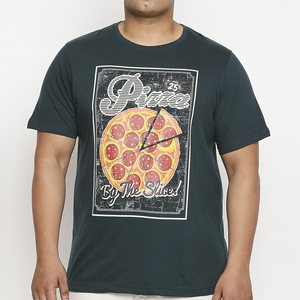 เสื้อยืดโลโก้ขนาดพลัสไซส์พร้อมคอกลมและคุณสมบัติป้องกันการเกิดขน - Product Image 4