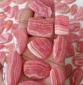 High Quality 100% <b>Natural</b> Rhodochrosite Loose Gemstone Cabochon Pink <b>Crystal</b> for Jewelry Making Pink Rhodochrosite Mix Shapes, - Product Image 1