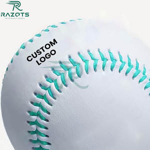 Balle de baseball professionnelle Razorts personnalisée de 9 pouces, accessoires d'entraînement en cuir professionnel - Product Image 4