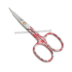 Ciseaux à cuticules multifonctionnels en acier inoxydable à lame courbée pour droitiers, durables, pour nail art et manucure - Product Image 2