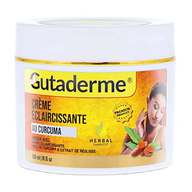 Vente en gros de gudderme biologique ODM/OEM, crème faciale Anti-âge éclaircissante contre les taches foncées, vitamine C, tourmaline