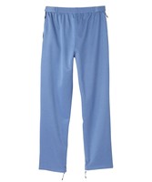 Pantalon droit taille haute pour homme, adapté après chirurgie, à ouverture latérale, fermeture boutonnée, en tissu Oxford léger et écologique