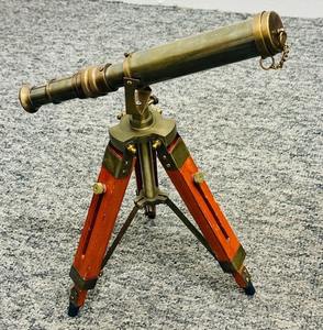 กล้องโทรทรรศน์โลหะและไม้สไตล์คลาสสิก แนวทะเล สำหรับตกแต่งภายใน - Product Image 1