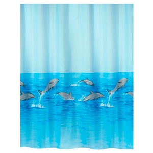 สไปเรลล่า นีโม คอลเลคชั่น, ผ้าม่านอาบน้ำ 180 x 200, 100% โพลีเอสเตอร์, สีฟ้า - Product Image 1