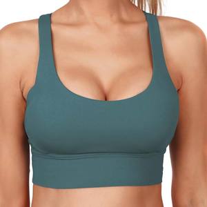 Respirant séchage rapide course Sport soutien-gorge en gros femmes dos croisé haut soutien Yoga sport soutien-gorge quantité Fitness sport soutien-gorge - Product Image 1