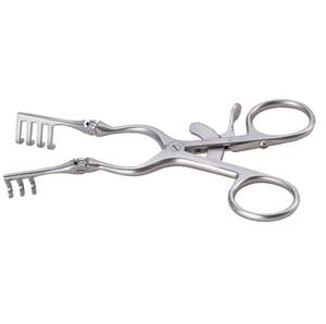 Retractor Manual Beckman para Bocio 4x4 Pulgadas Puntas de Acero Material Metálico - Product Image 2