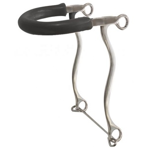 Hackamore Rope Nose Acero inoxidable Alta calidad Ligero Tamaño personalizado Western Horse Bits Superventas Precio barato 2023 - Product Image 3