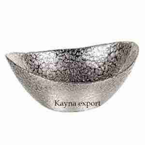 Fancy Decorative Metal <b>Bowl</b> Polished Aluminum Polished and Nickel Plated <b>Silver</b> <b>Bowl</b> for Food and Sweet Serving for Wholesale - Product Image 2