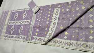 Trendy Deshi Dhakai Jamdani Sharee Calidad de exportación para mujeres JAMDANI FABRIC Azul ROJO VERDE Golden Sky Blue de Bangladesh - Product Image 4