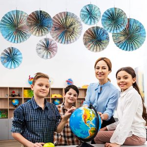 Aventure attend tableau d'affichage décorations de salle de classe carte thème plafond mur guirlande pour enfants salle de classe Homeschool bureau décor - Product Image 6