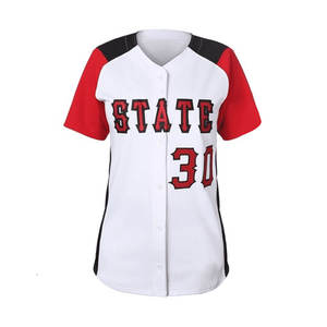 Camiseta de Béisbol Transpirable con Impresión Digital Personalizada de Alta Calidad 2024, Fabricante de Uniformes de Béisbol con Logotipo Personalizado en Pakistán - Product Image 6