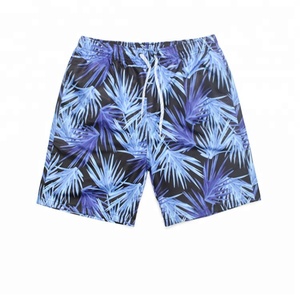 <b>Men's</b> 100% Cotton Knitted Weave Beach <b>Shorts</b> Breathable Mid Waist Solid <b>Pattern</b> Drawstring Reasonable Price for Adults Size - Product Image 3