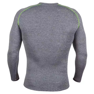 El mejor diseño de los hombres de manga completa Rash Guard transpirable sublimación impresa para BJJ nuevo y teñido liso - Product Image 6