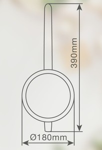 Colino in acciaio inox 18 cm. (Vassary 401045035) - Product Image 3