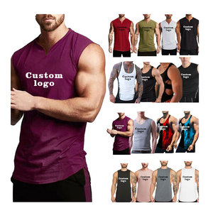 Camiseta sin mangas de alta calidad para hombre, transpirable, cómoda, de secado rápido, de talla grande, OEM, novedad de 2023 - Product Image 5