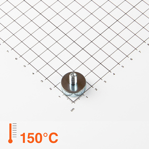 Gripper piatto in neodimio con perno filettato Ø20x6mm fino a 150°C - Product Image 1