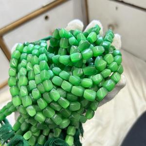 Monalisa (ตาแมว) ลูกปัดพลอย AAA ธรรมชาติลูกปัดพัฟวงรีเรียบในลูกปัดสีเขียวเหลืองน้ำเงินส้มหลากสี - Product Image 2