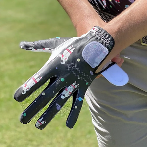 Alta calidad Hombres Mujeres Cabretta Guantes de golf de cuero Personalizado Transpirable Precio de fábrica Guantes de golf - Product Image 4