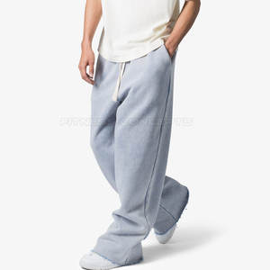 Pantalon baggy décontracté de haute qualité pour hommes taille personnalisée avec fermeture à la taille élastique à vendre - Product Image 5
