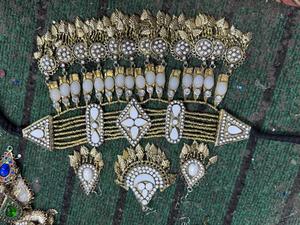 Style traditionnel afghan collier boucles d'oreilles ensemble vente chaude nouveaux bijoux anciens colliers faits à la main boucles d'oreilles ensembles de bijoux - Product Image 5
