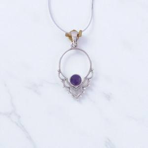 Colgantes de Plata de Ley 925 con accesorios de piedras preciosas, joyería fina, colgantes finos - Product Image 3