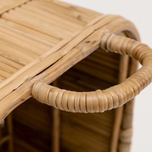 Panier de rangement circulaire en rotin - Design moderne et écologique multi-usages - Product Image 6
