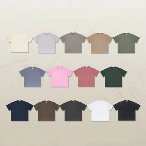 ชุดเซ็ตเสื้อยืดแขนสั้น2ชิ้นสำหรับผู้ชายชุดวอร์มสีล้วนสำหรับผู้ชายกางเกงขาสั้นลำลองตามสั่งฤดูร้อน - Product Image 5