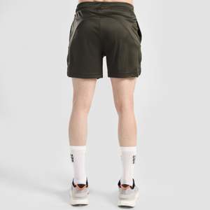 Pantalones Cortos Chino GA Fusion 100% Poliéster en Color Oliva XXS - Pantalones Cortos Deportivos con Estampado de Baloncesto y Golf con Logos - Product Image 2