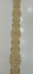 Bordures en dentelle brodée de strass, vente en gros - Product Image 6