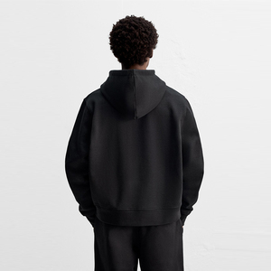 ชุดกันเหงื่อของผู้ชายตามสั่งชุดวอร์มแนวสตรีทแวร์เฮฟวีเวตสำหรับผู้ชายกางเกงวิ่งและกางเกงมีฮู้ดปักลายกรดแนววินเทจ - Product Image 2