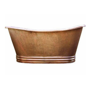 พรีเมี่ยม antiqued copper 16 Gauge victorian clawfoot อ่างอาบน้ำหรูหรารองเท้าแตะภายในแบบอิสระ - Product Image 2