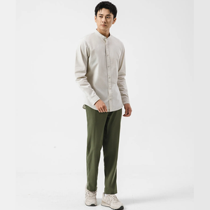 Chemise habillée en popeline pour homme dernier modèle avec logo de marque brodé personnalisé - Product Image 5