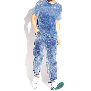 Pantalons de sport décontractés de couleur unie Jogger Pantalon de survêtement à vendre Meilleur vendeur Hommes Acid Wash Jogger à prix raisonnable - Product Image 2