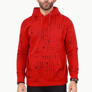 เสื้อมีฮู้ดผ้าฟลีซผ้าฝ้ายโอเวอร์ไซส์สำหรับผู้ชายเสื้อครอปแบบหนา500/400gsm สีล้วน - Product Image 6