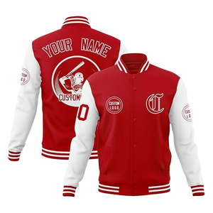 Vêtements de sport personnalisés de haute qualité, imperméables, coupe-vent, respirants et écologiques 100% coton, veste de baseball décontractée pour l'hiver dans la rue - Product Image 1