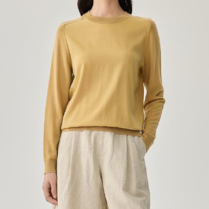 เสื้อสเวตเตอร์ไหมพรมคอเต่า แขนยาว ทรงหลวม สไตล์ลำลอง สำหรับผู้หญิง คุณภาพดีที่สุด ผลิตจากผ้าฝ้าย 100% รับสกรีนโลโก้ตามแบบ สำหรับฤดูหนาว - Product Image 1