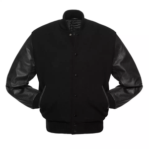 Chaquetas de satén de gran tamaño para hombre, chaquetas universitarias de satén de nailon al por mayor, chaquetas universitarias de satén OEM para hombre - Product Image 6